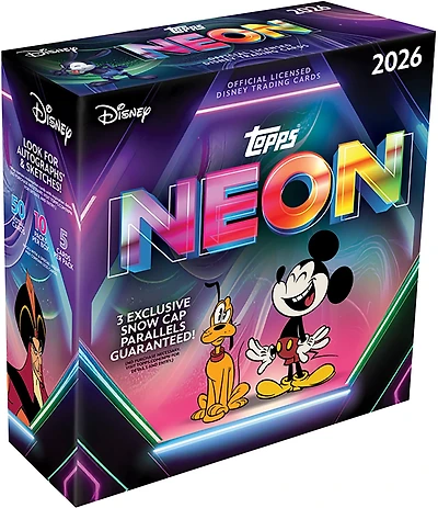 Topps Disney 2026 Neon Mega Box