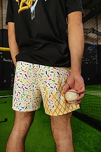 Baseball Lifestyle 101 Adult Ice Cream Shorts 5