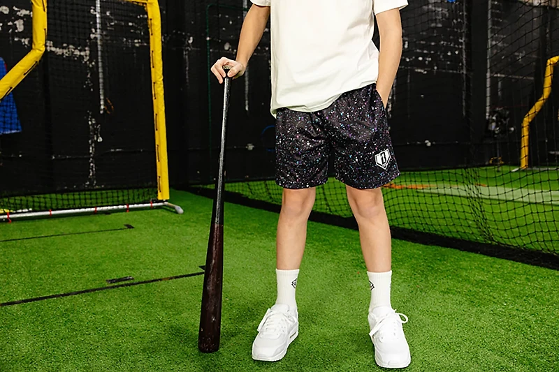 Baseball Lifestyle 101 Adult Splatter Shorts 5