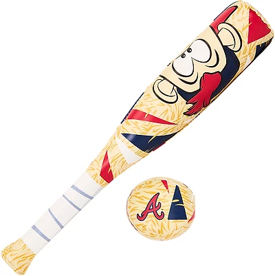 Franklin Sports MLB Atlanta Braves Mini Mascot Bat and Ball Set