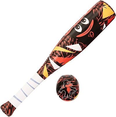 Franklin Sports Kids' MLB Baltimore Orioles Mini Mascot Bat and Ball Set
