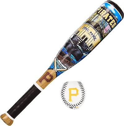 Franklin Sports Kids' MLB Pittsburgh Pirates Soft Sport Bat and Ball Set