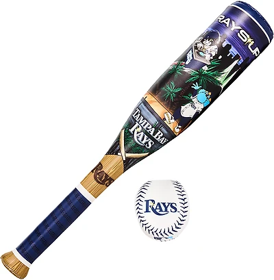Franklin Sports Kids' MLB Tampa Bay Rays Soft Sport Bat and Ball Set