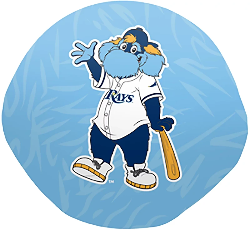 Franklin Sports Kids' MLB Tampa Bay Rays Mini Mascot Bat and Ball Set