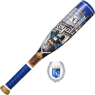 Franklin Sports Kids' MLB Kansas City Royals Soft Sport Bat and Ball Set