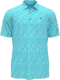 Callaway Boys' Tropical Music Allover Print Polo Shirt