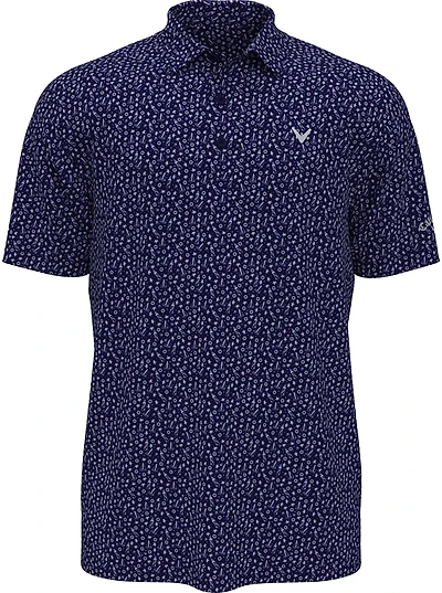 Callaway Boys' Nautical Allover Print Polo Shirt