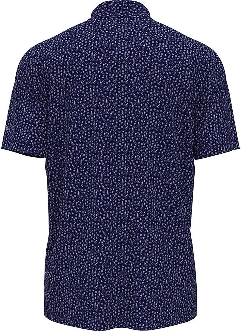 Callaway Boys' Nautical Allover Print Polo Shirt
