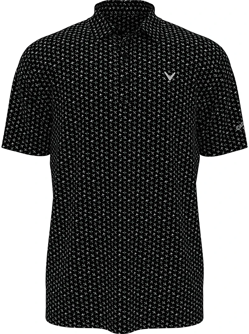 Callaway Boys' Camo Plane Allover Print Polo Shirt
