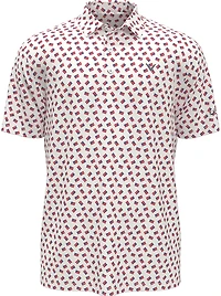 Callaway Boys' Multi-Flag Allover Print Polo Shirt