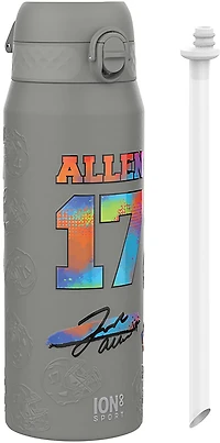 ION8 Buffalo Bills Josh Allen Signature 24 oz Thermal Steel Water Bottle