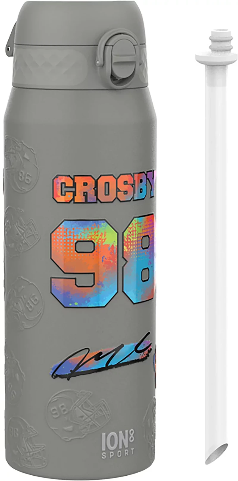 ION8 Las Vegas Raiders Maxx Crosby Signature 24 oz Thermal Steel Water Bottle