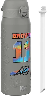 ION8 Philadelphia Eagles A.J. Brown Signature 24 oz Thermal Steel Water Bottle