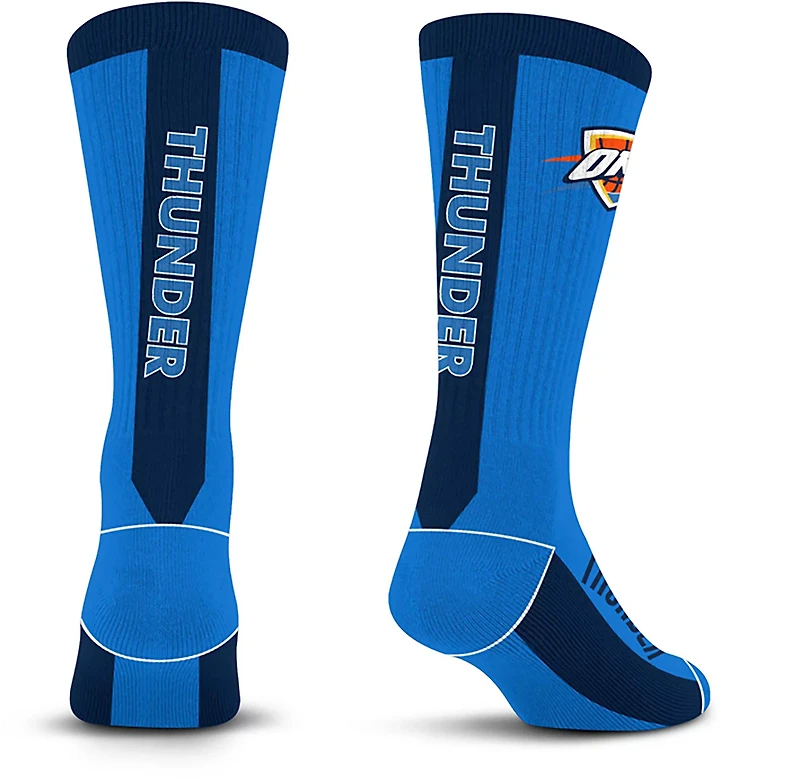 For Bare Feet Adults' Oklahoma City Thunder MVP Crew Socks
