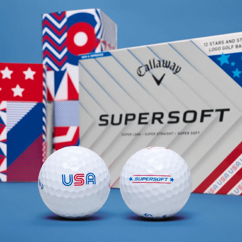 Callaway 2025 Supersoft USA 250 Golf Balls 12-pack