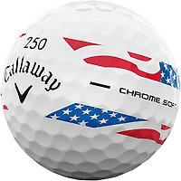 Callaway 2026 Chrome Soft USA Stripe Golf Balls 12-pack