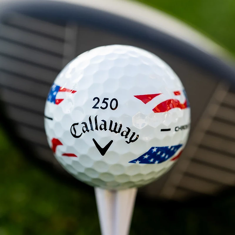 Callaway 2026 Chrome Soft USA Stripe Golf Balls 12-pack