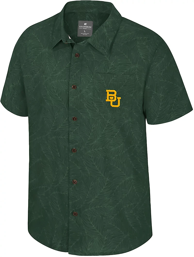 Colosseum Athletics Men's Baylor University Duncan Button Down Camp Shirt