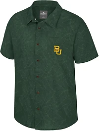 Colosseum Athletics Men's Baylor University Duncan Button Down Camp Shirt