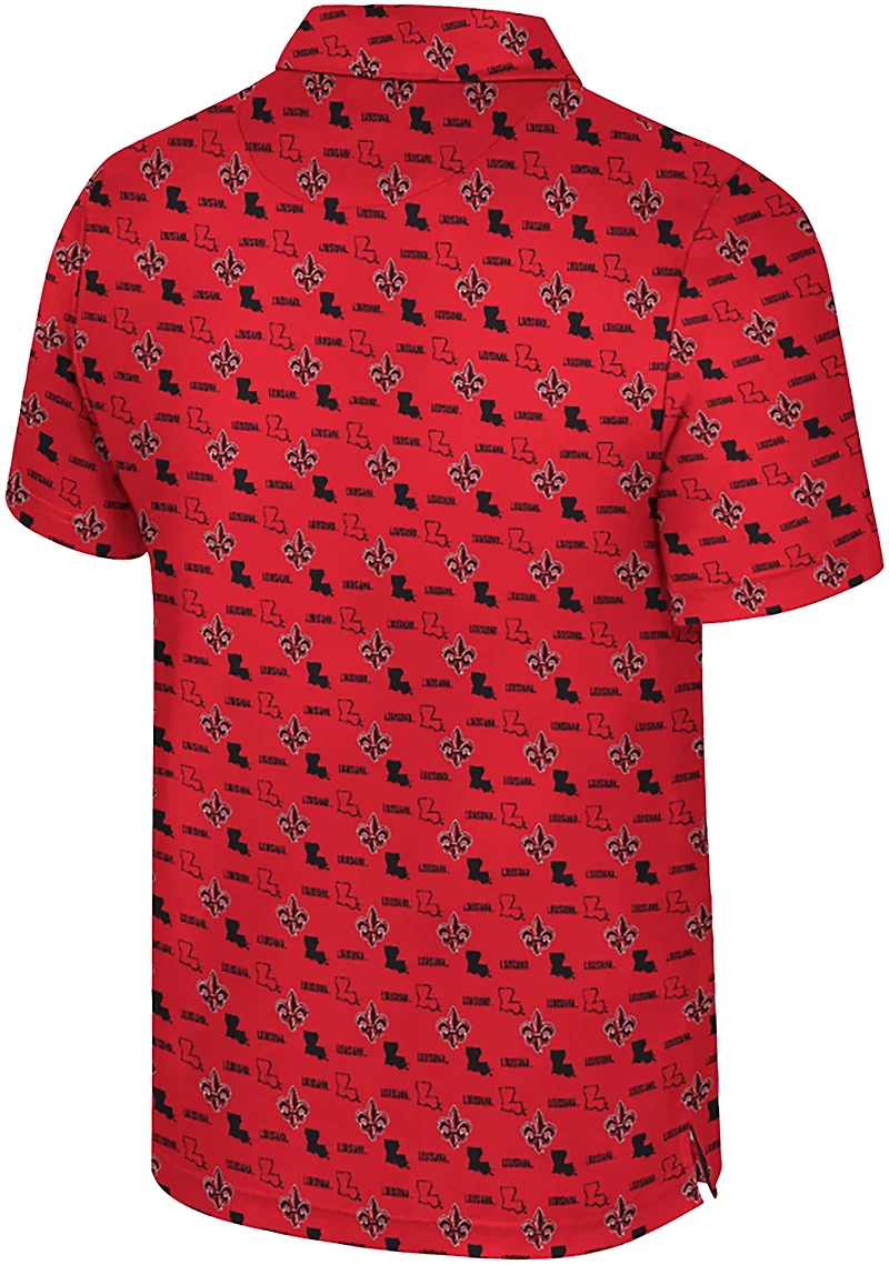 Colosseum Athletics Men's University of Louisiana at Lafayette Truthsayer Polo Shirt