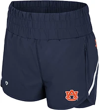 Colosseum Athletics Women's Auburn University Levitation High Waist Shorts 2.5