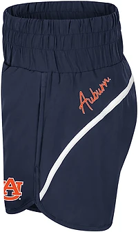 Colosseum Athletics Women's Auburn University Levitation High Waist Shorts 2.5