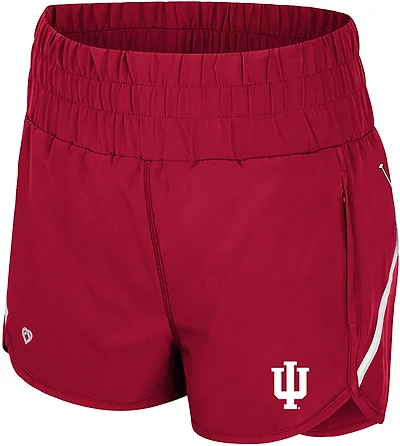 Colosseum Athletics Women's Indiana University Levitation High Waist Shorts 2.5