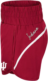 Colosseum Athletics Women's Indiana University Levitation High Waist Shorts 2.5