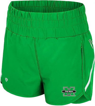 Colosseum Athletics Women's Marshall University Levitation High Waist Shorts 2.5