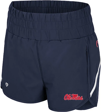 Colosseum Athletics Women's University of Mississippi Levitation High Waist Shorts 2.5