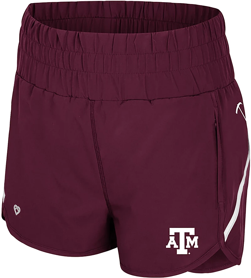Colosseum Athletics Women's Texas A&M University Levitation High Waist Shorts 2.5