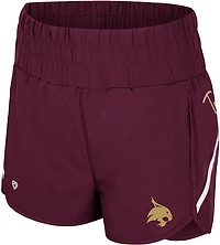 Colosseum Athletics Women's Texas State University Levitation High Waist Shorts 2.5