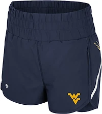 Colosseum Athletics Women's West Virginia University Levitation High Waist Shorts 2.5