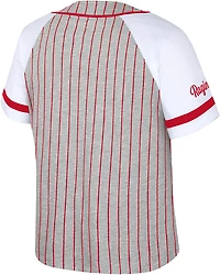 Colosseum Athletics Women's University of Louisiana at Lafayette This Feeling Baseball Stripe Knit Top