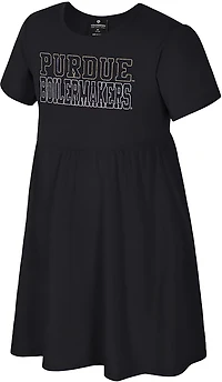 Colosseum Athletics Girls' Purdue University Riley Ribbed Dress
