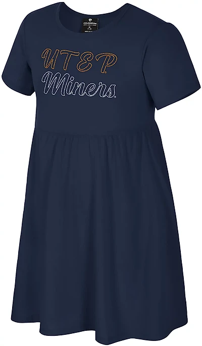 Colosseum Athletics Girls' University of Texas at San Antonio Riley Ribbed Dress