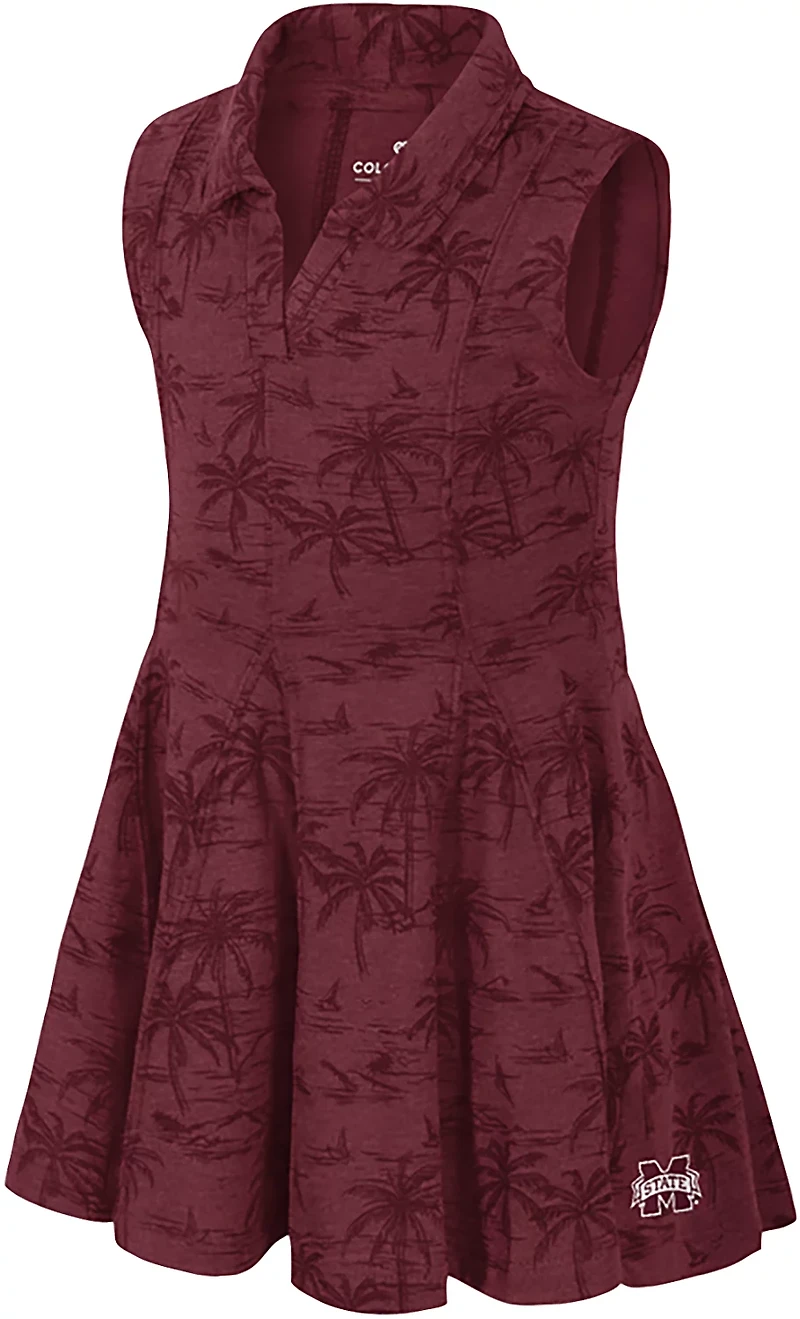 Colosseum Athletics Toddler Girls' Mississippi State University Joy Polo Dress