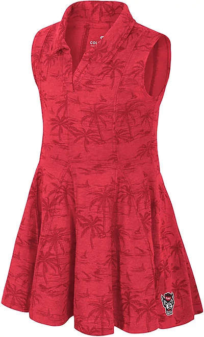 Colosseum Athletics Toddler Girls' North Carolina State University Joy Polo Dress