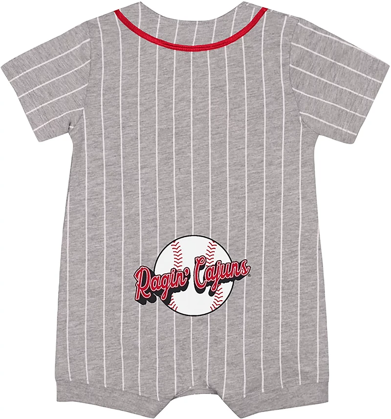 Colosseum Athletics Infants' University of Louisiana at Lafayette Fire Hawks Baseball Romper