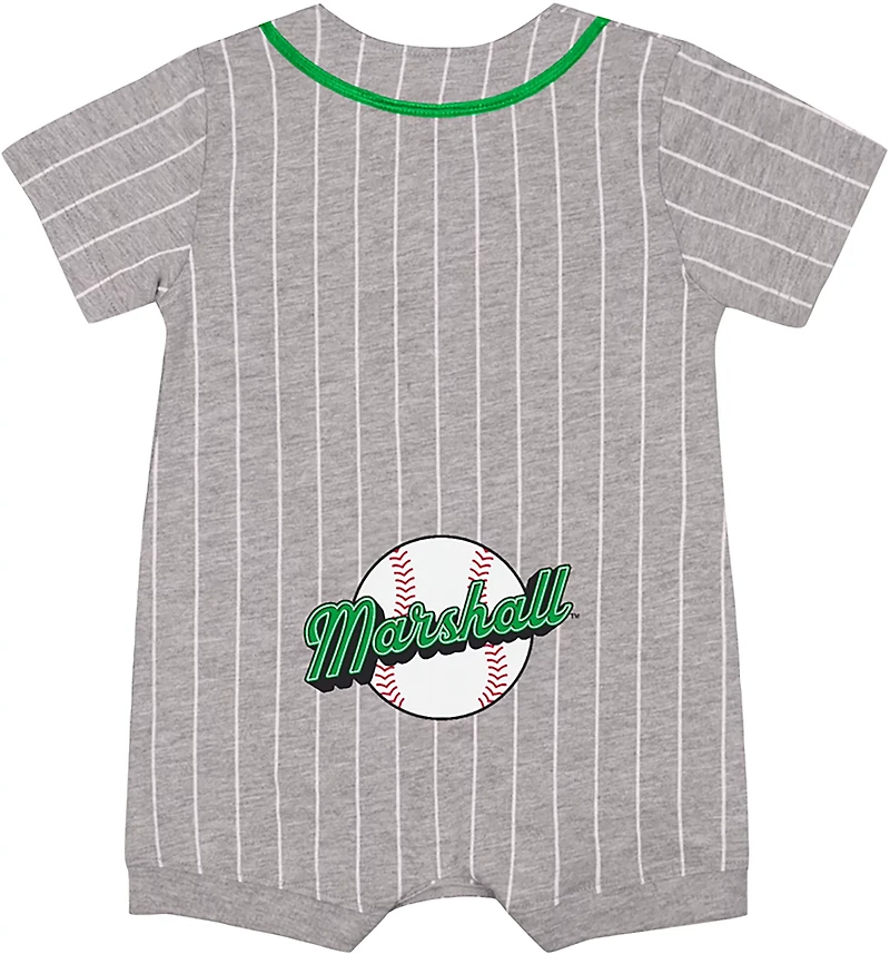 Colosseum Athletics Infants' Marshall University Fire Hawks Baseball Romper