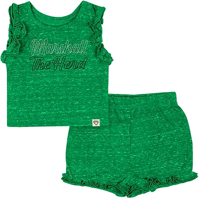 Colosseum Athletics Infants' Marshall University Nostalgia Tank Top and Shorts Set