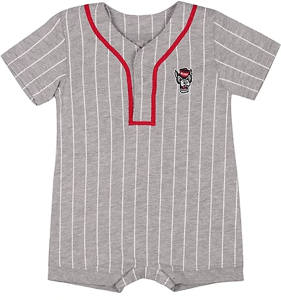Colosseum Athletics Infants' North Carolina State University Fire Hawks Baseball Romper