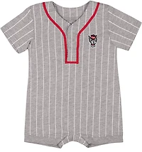 Colosseum Athletics Infants' North Carolina State University Fire Hawks Baseball Romper