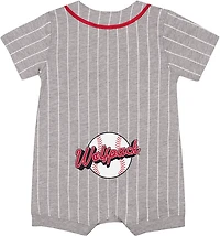 Colosseum Athletics Infants' North Carolina State University Fire Hawks Baseball Romper