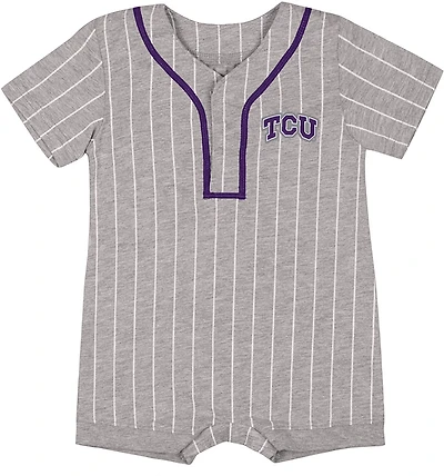 Colosseum Athletics Infants' Texas Christian University Fire Hawks Baseball Romper