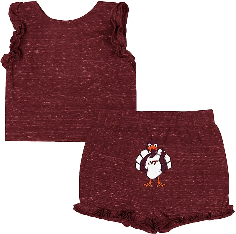 Colosseum Athletics Infants' Virginia Tech Nostalgia Tank Top and Shorts Set