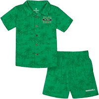 Colosseum Athletics Toddlers' Marshall University Bloofy Camp Shirt and Shorts Set