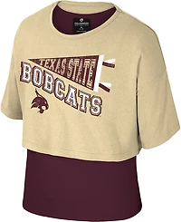 Colosseum Athletics Girls' Texas State University Riley Ribbed Dress