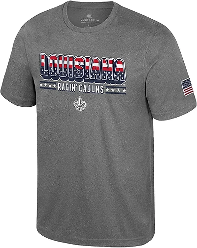 Colosseum Athletics Men's University of Louisiana at Lafayette OHT Blade Graphic T-shirt