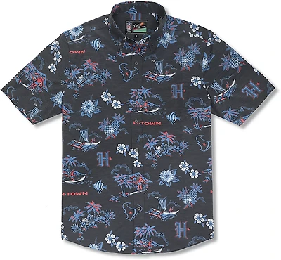 Reyn Spooner Men's Texans Kekai Button Front Shirt